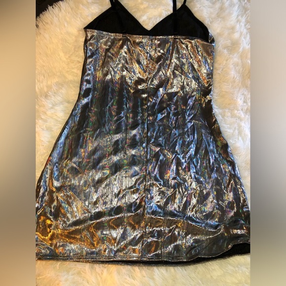 Metallic Silver Dress - Picture 7 of 13